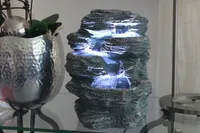 Zimmerbrunnen Niagara mit LED Beleuchtung Gartenbrunnen Springbrunnen