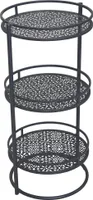 Regal aus Metall mit 3 Ebenen H 75 cm Pflanzenständer Blumenständer Pflanzenhocker Pflanzenregal Blumenhocker