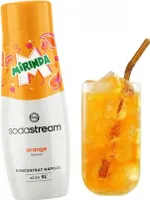 Zestaw SodaStream Saturator Terra Black + 2 Butelki Fuse 1L + Syrop MIRINDA