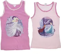 Dívčí vesta / tričko Frozen 2-pack - 100% bavlna a oblíbený tvar 134/140 cm