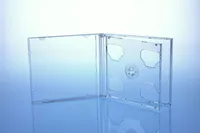 50 CD/DVD Hüllen / 2er 2fach Jewelcase für 2 Disc / glasklar transparent