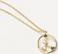PDPAOLA Halskette STERNZEICHEN 18K gold plated silver gold