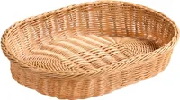 Brot- und Obskorb, Kunststoff, natur