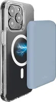 PURO Slim PowerMag Power Bank – Powerbank induktiv 4000 mAh MagSafe (Powder Blue)