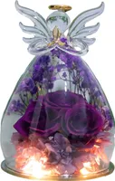 Ewige Rosen in Engelglashülle, konservierte Blumen für den Tisch, konservierte Rosen von Engeln, Weihnachtsgeschenke für Mama, Oma, Ehefrau