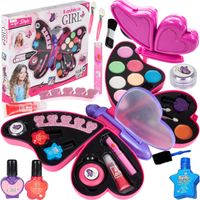 GizmoVine Pretend Play Kosmetik Make up Spielzeug Kit für Mädchen Kinder Beauty 