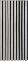 HOME DELUXE - Akustikpaneel SONIC Grey Oak - 1 Paneel – 0,32 m², ca. 80 x 40 cm, Holz / Polyester, auf- und nebeneinader platzierbar I Akustik Paneel Schallschutzpaneel Akustikplatten Wandpaneel