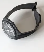 Armband passen für Moonswatch Omega x Swatch, hochwertiges Moonswatch Armband Moonswatch strap Werkzeuge zur Montage inklusive