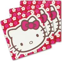 Hello Kitty - Einladungen 6er-Pack - Karton SG30087 (Einheitsgröße) (Pink/Weiß)