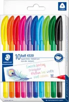 STAEDTLER Kugelschreiber ball 4320 M 10er Kartonetui