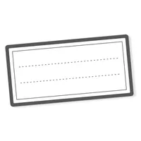 itenga 40x Buchetiketten neutral grau  9x4,5cm Namensetiketten Heftetiketten Schuletiketten