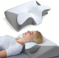 1pc Memory Foam Zervix kissen, 2 in 1 ergonomisches ortho pä disches Kontur kissen gegen Nackens ch merzen, konturierte Stütz kissen, Nacken kissen