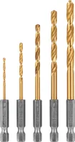 PARKSIDE®   Sechskant- HSS-Bohrer  5-teiliges Set für Stahl
