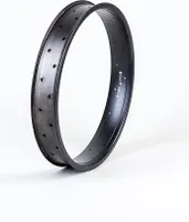 Alufelge 20 Zoll 67 mm schwarz, doppelwandig