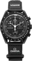 Swatch x Omega Mission To The Moonphase Snoopy Black