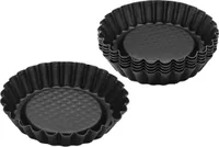 ZENKER 6 tartaletek 10 cm z powłoką nieprzywierającą / Seria Black Metallic / Formy do tartaletek / Forma do pieczenia