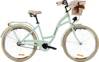 Goetze Style 26 Zoll Damen Citybike, 1-Gang Rücktrittbremse, Tiefeinstieg, Komfortfahrrad mit Korb