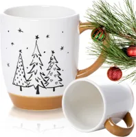 Becher Weihnachtsbecher 330 Ml Weihnachten Weihnachtsbaum Keramik 1