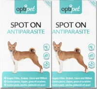 OptiPet 12x1,5ml Spot On für Hunde, Spot on Hund, Spot on, Spot on Flöhe Hund, Zeckenschutz Hund