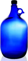 Glasballon blau 5 Liter inkl. Schraubverschluss