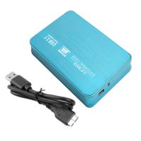Typ-C USB 3.1 2,5 Zoll SATA EXTERNAL SSD HDD HORK DISK DRIVE CASE-ADAPTER-KOSTEN-Blau