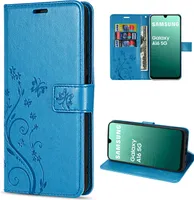 Handy Tasche für Samsung Galaxy A16 5G Hülle Handyhülle Klapphülle Wallet Case Blau