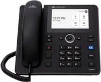 AudioCodes C455HD - Telefon IP - Czarny - Słuchawka przewodowa - Android - SIP info - 8 linii