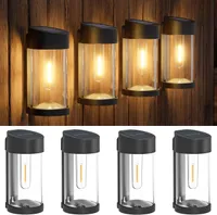 Woolmug 4 Pakiet Lamp Solarne, Ciepłe Białe Światło, LED, Wodoodporne