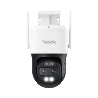 Reolink Trackmix WiFi, 4K 8MP PTZ Überwachungskamera Aussen mit Dual-Objektiv, 2,4/5GHz WLAN, Auto-Tracking, Personen-/Fahrzeug-/Haustiererkennung
