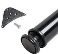 Tischbein einzeln ø 60mm Ausführung Schwarz 710mm Höhe Möbelfuss Tischstempel