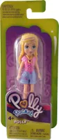Polly Pocket Mini panenka POLLY s modrými šortkami a růžovou košilí GFP77