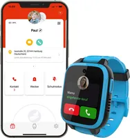 XGO3 Kinder-Smartwatch in Blau, Begleiter im Familienalltag mit GPS