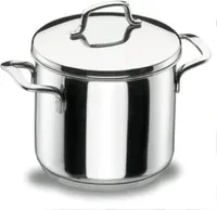 Lacor 90120 Marmite Traiteur Gourmet 20 CM Kochtopf inkl. Deckel, Edelstahl, 20 cm Durchmesser, Induktionsherd-geeignet