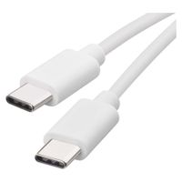 EMOS Nabíjecí a datový kabel USB-C 2.0 / USB-C 2.0, 1 m, bílý, SM7027W