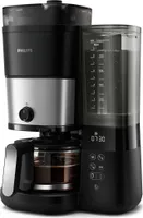 Philips All-in-1 Filter-Kaffeemaschine mit integriertem Mahlwerk, schwarz (HD7900/01)