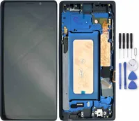 Für Samsung Galaxy Note 9 Display Full TFT mit Rahmen Einheit Touch Ersatzteil Reparatur Blau