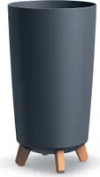 Topf auf Beinen groß anthrazit Gracia Tubus Slim DGTL240-S433