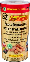 Favorit Anzündwolle für Kamin, 32 Stück, Anzünder, Ofenanzünder, Kohleanzünder