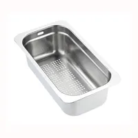 Franke Abtropfbecken, Edelstahl | Gastronormbehälter GN 1/3-100, Bodenfläche gelocht