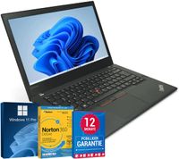 Lenovo ThinkPad T470 14 Zoll Full HD Laptop Intel Core i5-7300U@ bis zu 3,5 GHz 16 GB 512 GB SSD mit Windows 11 Pro & GRATIS Antiviren-Software (Generalüberholt)