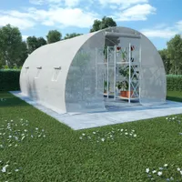 vidaXL Szklarnia 13,5 m² 450×300×200 cm