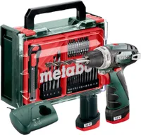 Metabo Wkrętarka  Bs Basic Set 12V + 41 Acc 34/17Nm 2X2,0Ah Powermaxx