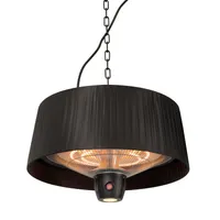 SUNRED® Hängeheizstrahler Bright Artix Compact Hanging Black 1500W
