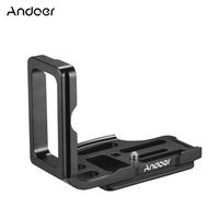 Andoer L Shape QR Schnellwechselplatte Kamerahalterung Aluminiumlegierung fuer Nikon D800 / D800E / D810