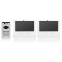 Smartwares Video-Gegensprechanlage 2 Wohnungen 18,5x15,2x1,5 cm Weiß
