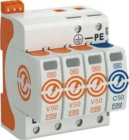 OBO BETTERMANN Kombi-Ableiter 3p 3-polig mit NPE+FS