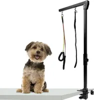 LARS360 Pet Dog Grooming Skladacie rameno na starostlivosť o psa s nastaviteľným pásom na starostlivosť o psa, pre stredne malé psy