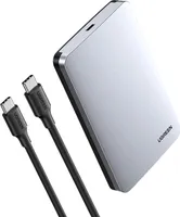 Kieszeń Ugreen CM300 70499 na dysk twardy 2,5'' SATA 3.0 6Gbps - szary + kabel USB-C - USB-C 0.5m
