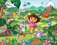 Fototapete Dora the Explorer