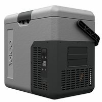 Yolco ET18 Carbon Kühlbox Kühlschrank Gefrierbox Mini tragbare Elektrische Kühlbox mit Kompressor 12/24V DC für Auto, LKW, Boot